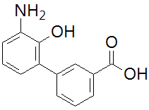 3'-氨基-2'-羟基联苯-3-羧酸 